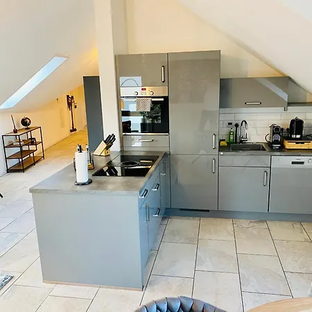 Apartamento Ii Design-apartment I Klimaanlage I Basel 8 Km I Boxspring